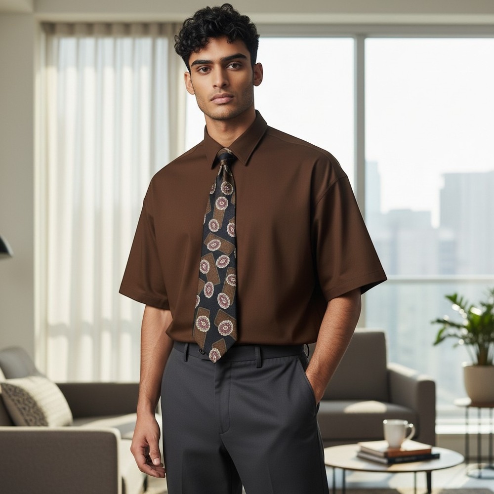 Talbott Studio for Mark Shale Tie Silk Hand sewn